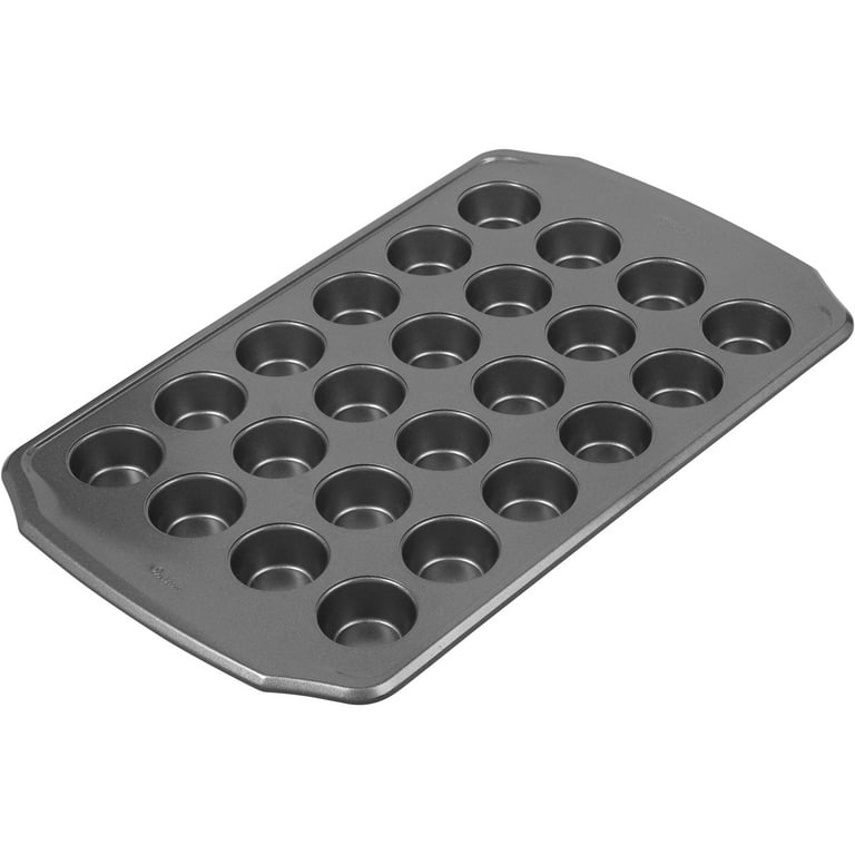 24cup Mini Muffin Pan Cupcake Nonstick Pan - Carbon Steel Pan Easy