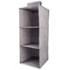thumbnail image 3 of Pulchram Organizador Colgante Plegable de Almacenamiento, Estantería Colgante para Armario, Organizador para Armario con 5 Compartimentos Anchos, Juego de Sistema de Almacenamiento (Gris) Vhermosa LKX-1367, 3 of 8