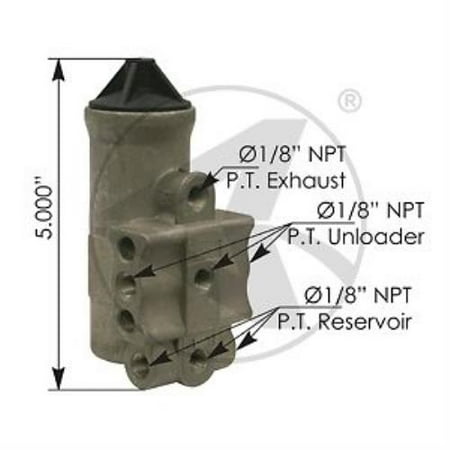 Air Brakes Trucks - Air brake governor D2 Heavy duty truck replacement for Bendix 275491