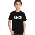 thumbnail image 2 of Ropa para niños con estampado de letras divertidas, ropa de rock para bebés, camisetas de algodón para niños y niñas, camisetas de moda de verano para niños, 2 of 5