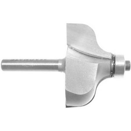

Magnate 3723 Ogee Router Bit — 7/8 Cutting Height; 1/4 Shank Diameter; 9/32 and 9/32 Cove Radius; 1-5/8 Overall Diameter; 1-1/4 Shank Length