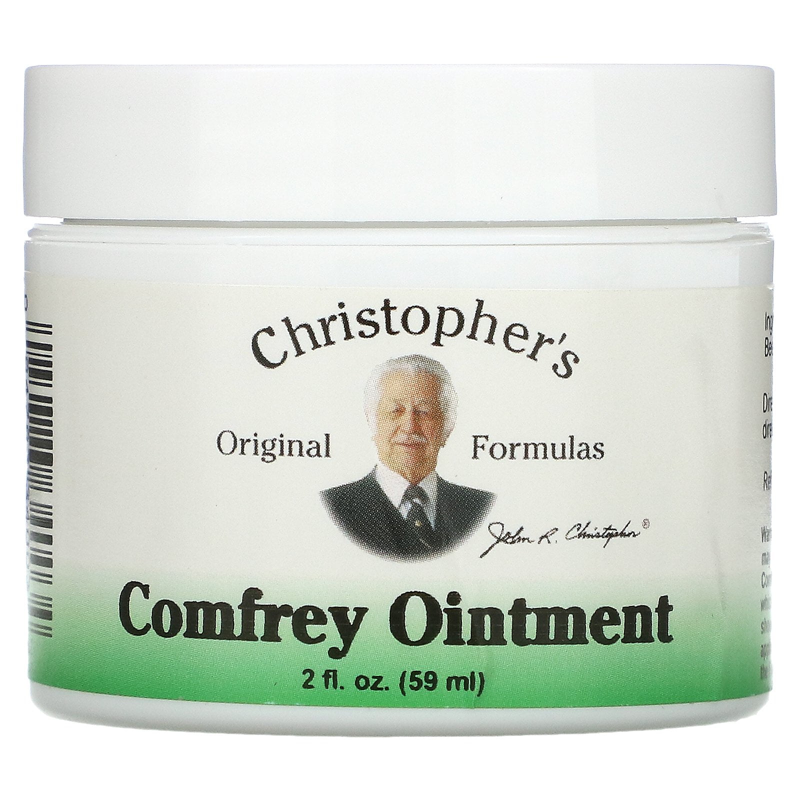 Comfrey Ointment, 2 fl oz (59 ml), Christopher's Original Formulas