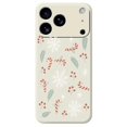 thumbnail image 1 of For iPhone 17 Pro Max Case Leaves and Canes Pattern Printing Straight Edge TPU Phone Back Cover - Be, 1 of 5