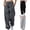 Gray, variant on Jacenvly Sweatpants Women Bundle Foot Long Elastic Waisted Drawstring Pocket Plain Women's Pants Fashion Casual Solid Elastic Waist Trousers Straight Pants