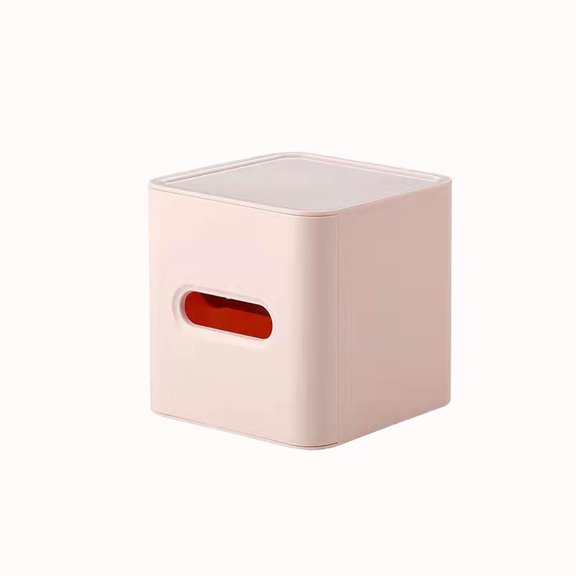 Desktop Tissue Box Cover Square Tissue Cube Holder for Living Room and High End Coffee Table Paper Drawer Dining Room Bedroom Desktop Paper Tissue Box
