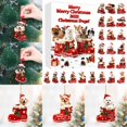 thumbnail image 4 of 2025 Advent Calendar Set Featuring 24 Unique Double-Sided Flat Boots With Realistic Detailed Graphics For Festive Holiday Countdown, 4 of 6