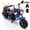 Blue, variant on 39CC 4-Stroke Dirt Bike, 20MPH Max Speed Gas Powered Off-Road Mini Bike with Triple Shock Absorbers & Disc Brake,165LBS Max Load Capacity, Perfect Gift for Beginner Riders,Black