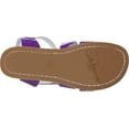 thumbnail image 4 of salt water sandals by hoy shoe original sandal (toddler/little kid/big kid/women's), shiny purple, 11 m us little kid, 4 of 7