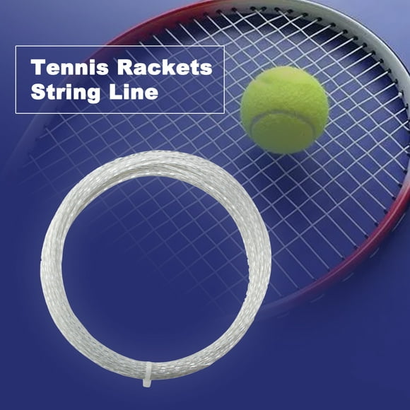HEVIRGO 1.30mm High Elasticity Multifilament Tennis Rackets String Line for Training,Fluorescent Yellow