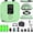 Green, variant on B1 Electric Paddle Board Pump,Rechargeable 10000mAh Cordless/12V DC 22 PSI High SUP Pump,Inflation & Deflation,Auto-Off for Stand Up Surfing Kite,Tent,Boat for Men