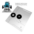 thumbnail image 3 of Router Table Insert Plate, High Hardness Wear Resistance Easy Installation Trimming Machine Flip Board  for Woodworking Projects, 3 of 7