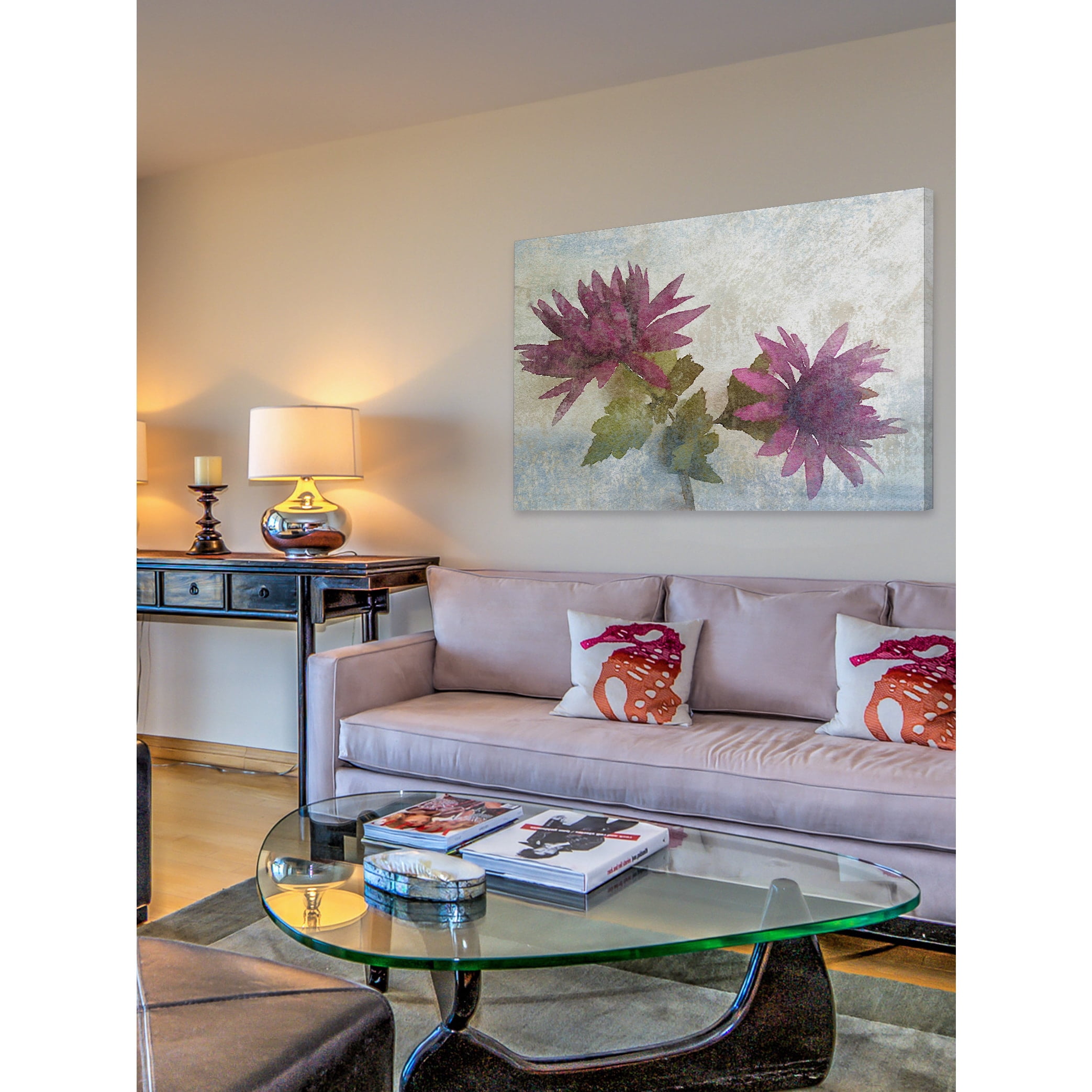 Marmont Hill - "Watercolor Garden 2" by Irena Orlov Painting Print on Wrapped Canvas