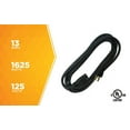 thumbnail image 6 of Woods 990261 16/3 15' Black SJTW General Purpose Extension Cord, 6 of 6