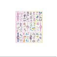 thumbnail image 3 of Tatuajes temporales ZHCH 32 hojas purpurina unicornio sirena mariposa impermeables, 3 of 5