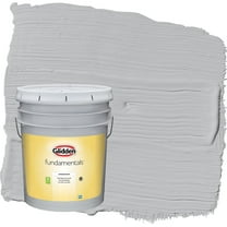 Glidden Fundamentals Whirlwind / Gray Semi-Gloss Interior Paint, 5 Gallon
