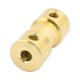 thumbnail image 3 of Acoplamiento de eje de latón 3mmx3mm, acoplador de transmisión de motor, 3 of 3