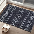 thumbnail image 5 of Door Mat Indoor Entrance Inside Door Mat Rug Non Slip Washable Kitchen Rug for Floor Bathroom Rugs,Kitchen,Hallway,Office,Sink,Laundry,Dark Blue Black, 5 of 6