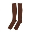 thumbnail image 4 of 2 Pairs Solid Knee-High Compression Socks for Men & Women Graduated 15-20 mmHg, 4 of 12