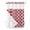 Red, variant on No Hook Shower Curtains with Snap-in Liner Set, Red Geometric Waterproof Hotel Style Bathroom Shower Curtain, Vintage Rhombus Circle Texture Breathable Mesh Top Window Bath Curtains 72''x78''