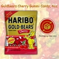 thumbnail image 2 of Haribo Limited Edition Goldbears Cherry, 4oz Gummy Candy Bag (Pack of 2) Gummies Holiday Gift Christmas Party Treat Gourmet Dessert Toppings Stocking Stuffer with Bonus Snoep in Beperkte Oplage, 2 of 6