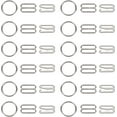thumbnail image 1 of 180 ganchos para tirantes de sujetador, 3 estilos, deslizadores metálicos, clips y broches para sujetadores, camisones y vestidos lenceros., 1 of 6