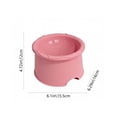 thumbnail image 3 of Bcylexb Raised Donut Cat Food Bowl, Elevated Silicone Pet Feeder for Dogs and Cats, Antiskid Water Dog Bowls for Puppy Neck Support, Pink, 3 of 6