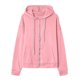 thumbnail image 3 of ICHUANYI Clearance Women's Fashion Casual Color Zip Hood Long Sleeve Pocket Jacket Blouse(Pink, M) ICHUANYI WER2023080811722, 3 of 8
