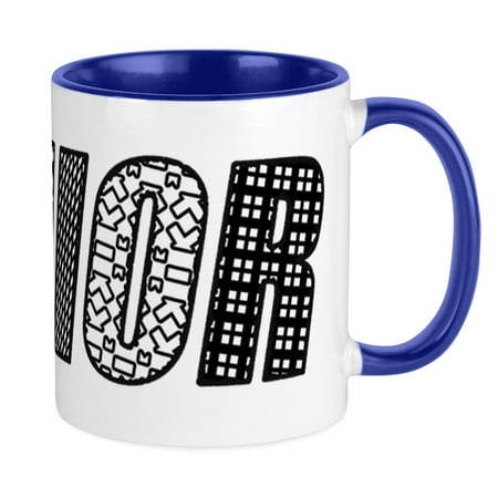 

CafePress - Senior Mug - Ceramic Coffee Tea Novelty Mug Cup 11 oz