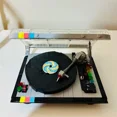 thumbnail image 6 of Creative Classic Festival Retro Record Player Building Blocks Model Music Player Assemble Bricks Birthday Toy Gift For Kid Adult, 6 of 7