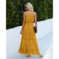 thumbnail image 4 of Vestido Maxi PRETTYGARDEN Sin Mangas con Escote en V Amarillo Talla M, 4 of 4