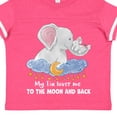 thumbnail image 4 of Inktastic My Tia Loves Me to the Moon and Back Elephant Family Boys or Girls Toddler T-Shirt, 4 of 5