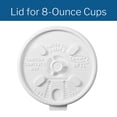 thumbnail image 3 of Dart Lock & Lift Drinking Cup Lid for 8 oz Cups, Polystyrene, Clear, 100 Ct, 3 of 5
