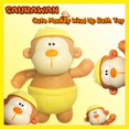 thumbnail image 4 of Baby bath water toy - Monkey Bath Toys for Toddlers and Kids 1-3 2-4 3-5, Yellow Backstroke Monkey Wind Up, Novelty Wind Up Bath and Floating Pool Toys for Babies 0-6 6-12 Months, 4 of 5