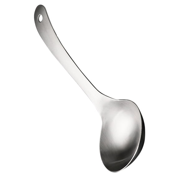 ibasenice Stainless Steel Soup Spoon Set for Restaurant Use - , Convenient Kitchen Utensil, 1 Set