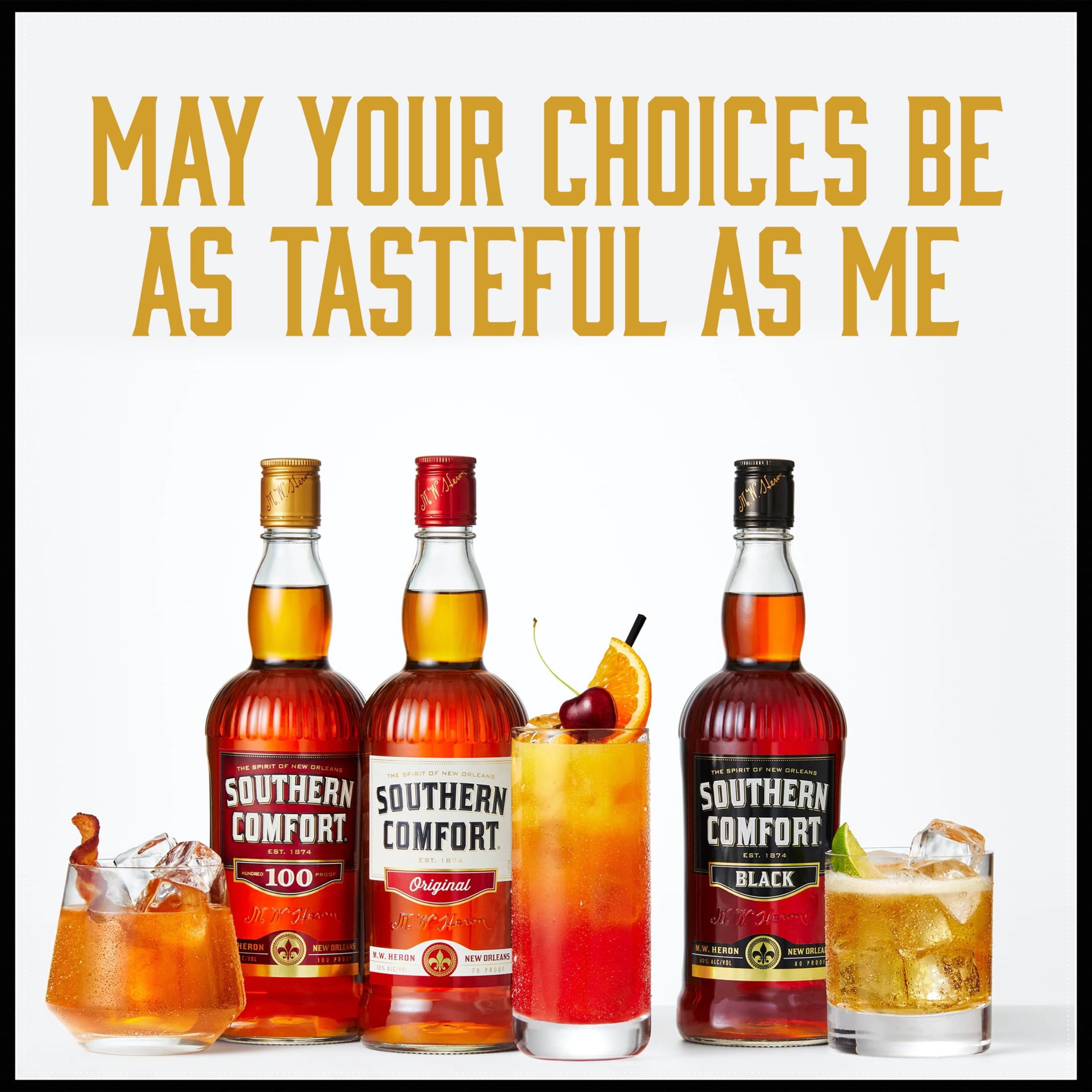 Southern Comfort Original Whiskey, 750ml Liquor, 35% Alcohol
