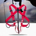 thumbnail image 2 of Arnés de seguridad para escalada en roca Sunnimix Correas de hombro Fajas Cinturón fijo en el pecho Estilo, 2 of 8