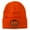 Orange, variant on Halloween Mad Jack o Lantern Embroidered Long Beanie - Black OSFM