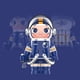 thumbnail image 4 of Original Mega Space Molly 100% Star Power Aerospace Hipster Play Colgante Tarjeta Colección Decoración Juguetes Regalo de cumpleaños para niños, 4 of 5