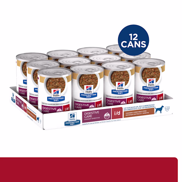 thumbnail image 2 of i/d Digestive Care Chicken & Vegetable Stew Canned Dog Food 12.5 oz., Case of 12, 2 of 2