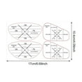 thumbnail image 6 of Hyasfey 50 Pcs Golf Impact Tape Labels Improve Golf Swing Accuracy And Distance Golf Impact Sticker for Iron Wood Fairway Clubs, 6 of 7