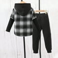 thumbnail image 4 of Godom Toddler Baby Boy Clothes Fall Winter Outfit Boys 5T Clothes Long Sleeve Tops and Pants Kids 2Pcs Clothing Sets,Black, 4 of 7