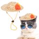 thumbnail image 1 of Sombrero De Paja Para Perros, Sombrero Para Mascotas, Peso Ligero Encantador Para Viajes Al Aire Libre Senderismo ANGGREK No, 1 of 7