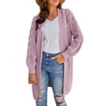 thumbnail image 2 of Cardigan Sweaters for Women Long Sleeve Open Front Loose Fit Knitted Sweater Jacket Coat Womens Cardigan Sweaters, 2 of 6