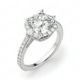 thumbnail image 3 of 1.50 CTW Cushion Cut Halo Engagement Ring 10K White Gold, 3 of 3