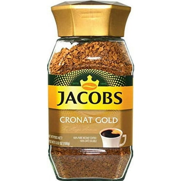 Jacobs Cronat Gold Instant Coffee - 3.5 Ounce Tins (Pack Of 6), Smooth & Mild