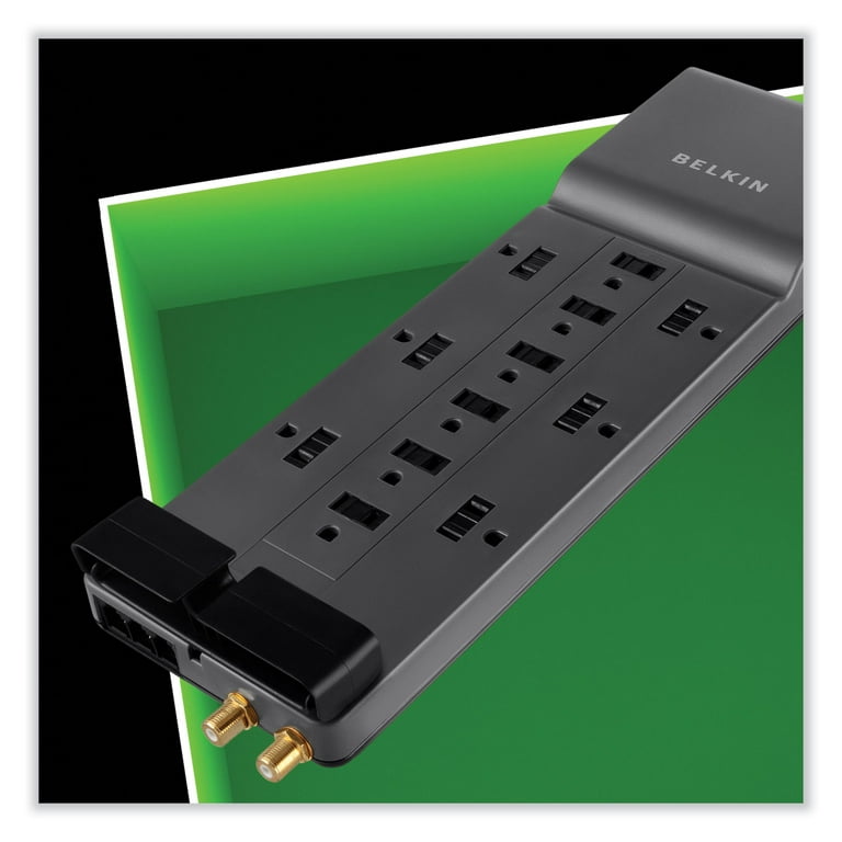 Professional Series SurgeMaster Surge Protector, 12 AC Outlets, 8 ft Cord, 3,780 J, Dark Gray Professional Series SurgeMaster Surge Protector, 12 AC Outlets, 8 ft Cord, 3,780 J, Dark Gray