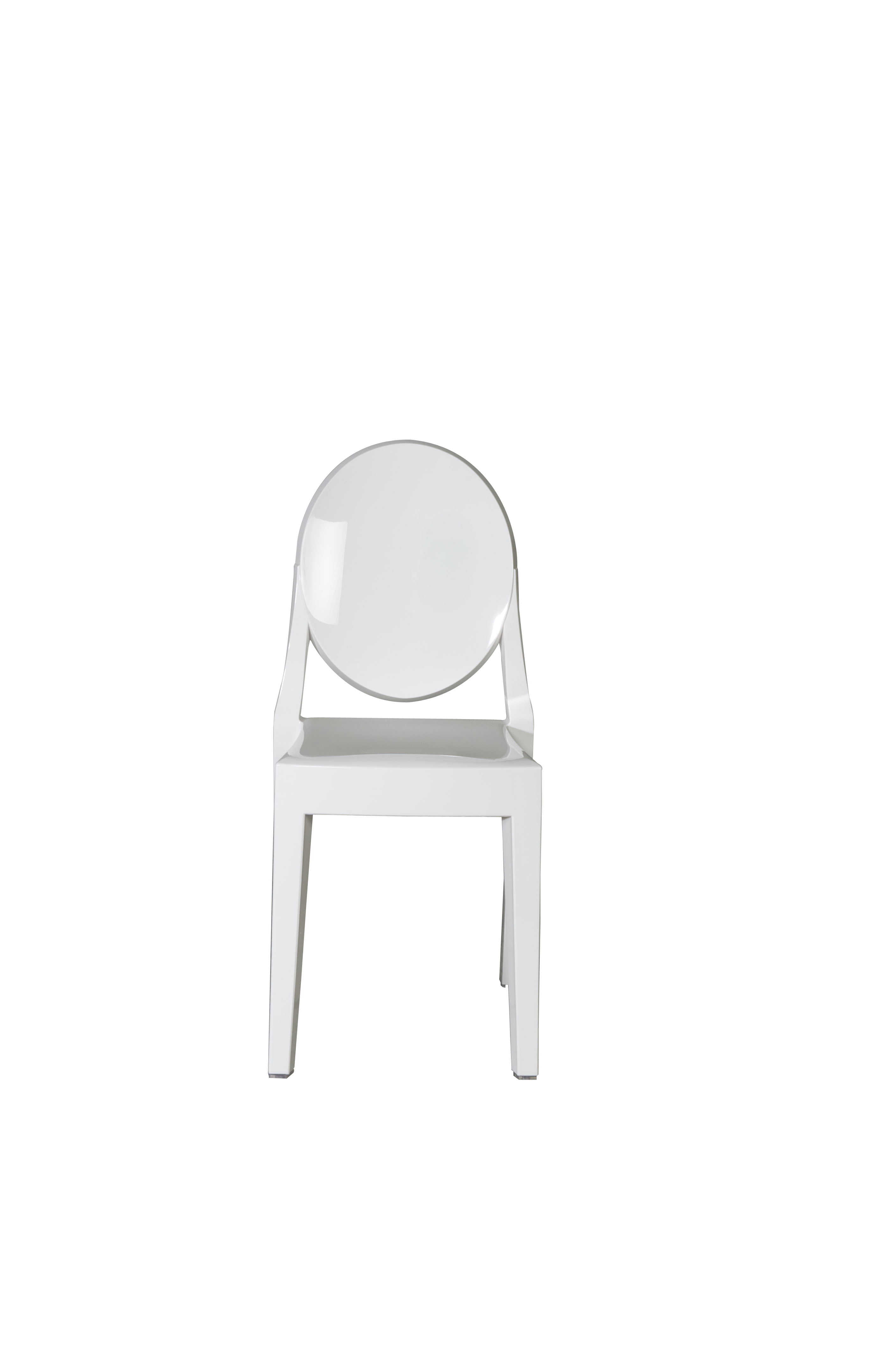 Chair - Phantom Resin w/o Arms - White (4/Box)