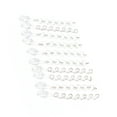 thumbnail image 3 of Guirnalda colgante de lágrima acrílica de 10 piezas, cuentas colgantes, iluminación, cuentas decorativas transparentes para decoración de lámparas de araña., 3 of 14