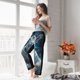 thumbnail image 5 of Balery Forest Meditating Goat Pantalones de pijama para mujer, pijamas ultraligeros, pantalones de estar por casa-X-Large, 5 of 6
