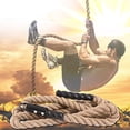 thumbnail image 2 of letsgood Gym Fitness Training Climbing Ropes - Indoor Outdoor Gym Exercise Workout Rope, Battle Rope for Kids, 10 13 16 18 20 ft Available (1.5'' x 18 Feet), 2 of 5